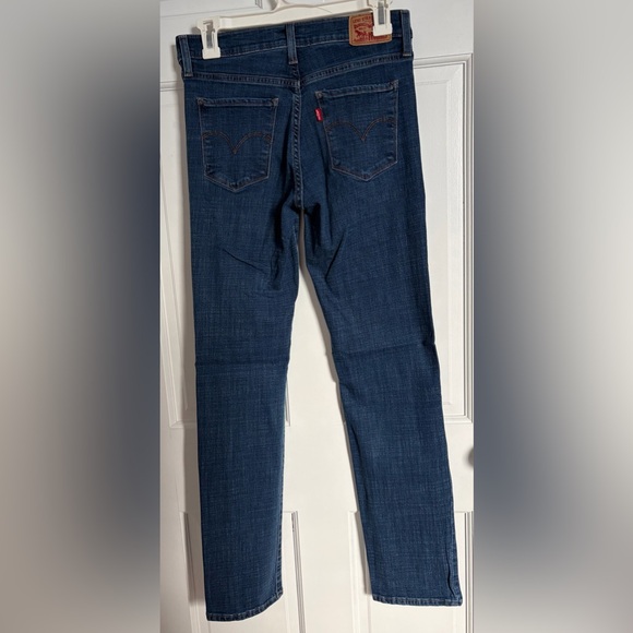 Levi's Dark Blue Straight Leg Women's Jeans - Picture 2 of 4